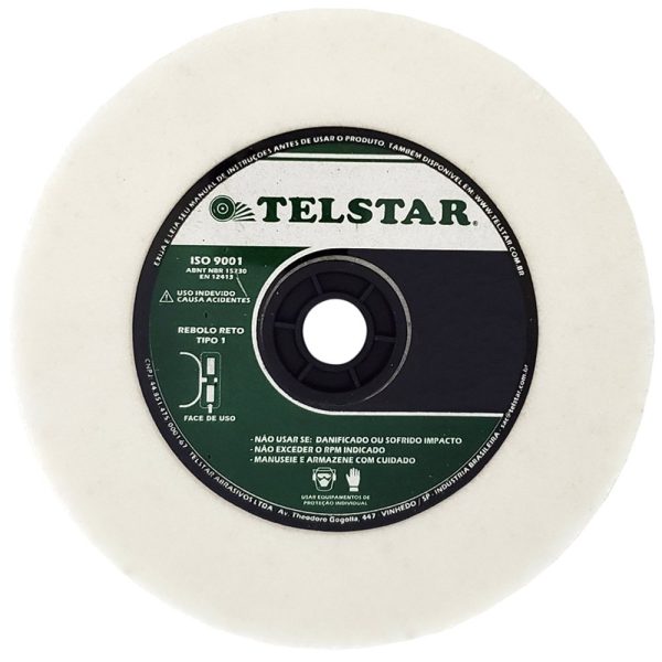 Rebolo Reto T1 AA80 Branco 6 Pol. x 1.1/4 Pol. x 17,6 mm TELSTAR-308035