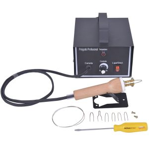 Pirógrafo Profissional 50W 220V com Acessórios CENTER-TI-PR
