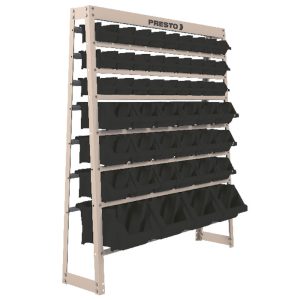 Kit Estante Gaveteiro com 49 Gavetas Preta Nr. 3, 5 e 7 PRESTO-43017