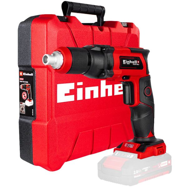 Parafusadeira Drywall TE-DY18LI 1/4 Pol. 18V sem Bateria e Carregador com Maleta EINHELL-4259980