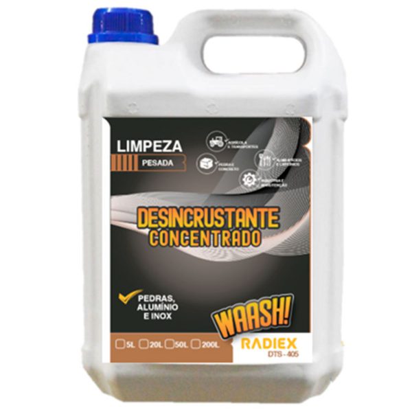 Desincrustante Ácido Concentrado 5 Litros RADIEX-DTS-405
