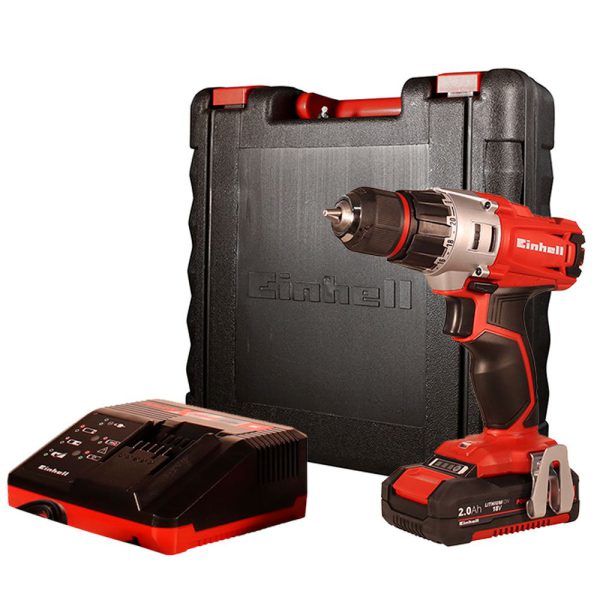 Parafusadeira Furadeira TE-CD18/2 3/8 Pol. 18V Li-Ion com Carregador Rápido EINHELL-4513839