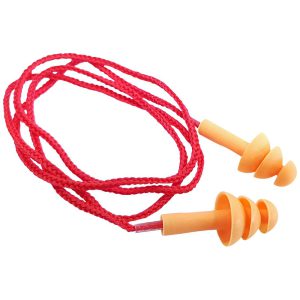 Protetor Auditivo Silicone Tipo Plug 15dB com Cordão PLASTCOR-60000060