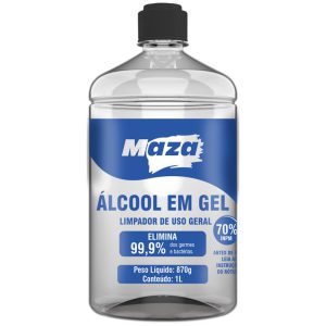 Álcool em Gel 70% Uso Geral 1 Litro MAZA-26648