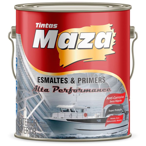 Primer Acabamento Anticorrosivo Branco 3,6 Litros MAZA-1308