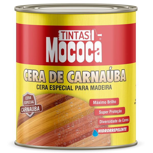 Cera de Carnaúba para Madeira Castanho 900ml MOCOCA-25116
