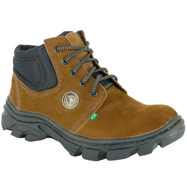 Botina de Segurança Café Nobuk N° 41 PS106AP ECO SAFAFETY-106APC-PS001/41