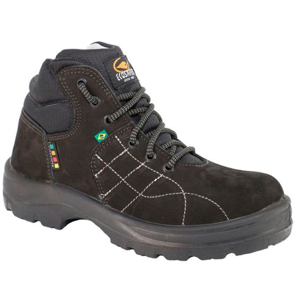 Botina de Segurança Preto Nobuk N° 40 PS144AP ECO SAFAFETY- 144API-PS559/40