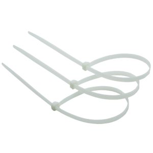 Abraçadeira de Nylon Branca 2,50 x 150 mm com 100 Unidades THOMPSON-600