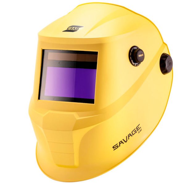 Máscara de Solda Automática Savage A40 Amarela Profissional Com Regulagem Ton 9 à 13 ESAB-742089