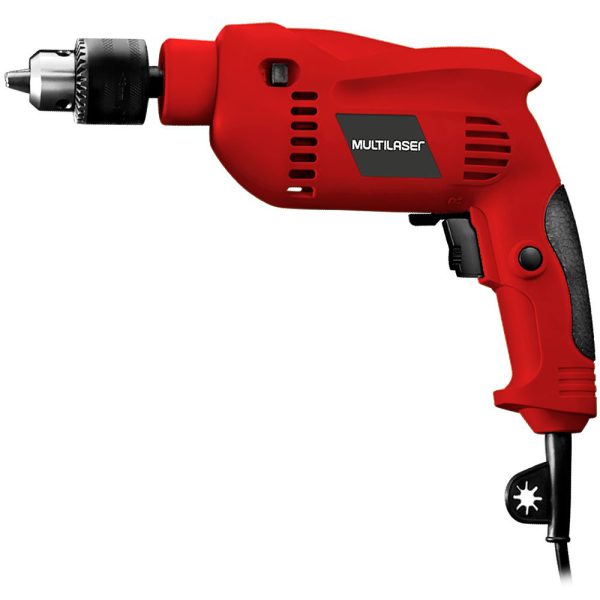 Furadeira de Impacto Vel. Variável e Reversível 3/8 Pol. 600W 110V MULTILASER-HO03