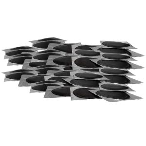 Remendo Preto V-4 Redondo 80mm para Câmaras de Ar 40 Unidades VULCAFLEX-1304