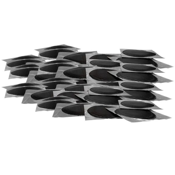 Remendo Preto V-4 Redondo 80mm para Câmaras de Ar 40 Unidades VULCAFLEX-1304