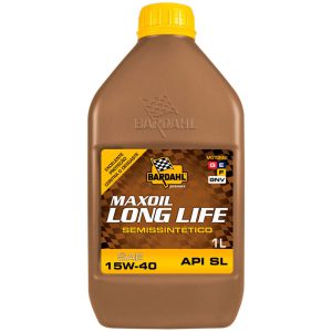 Óleo para Motor Semissintético Maxoil Long Life SAE 15W-40 1 Litro BARDAHL-123783