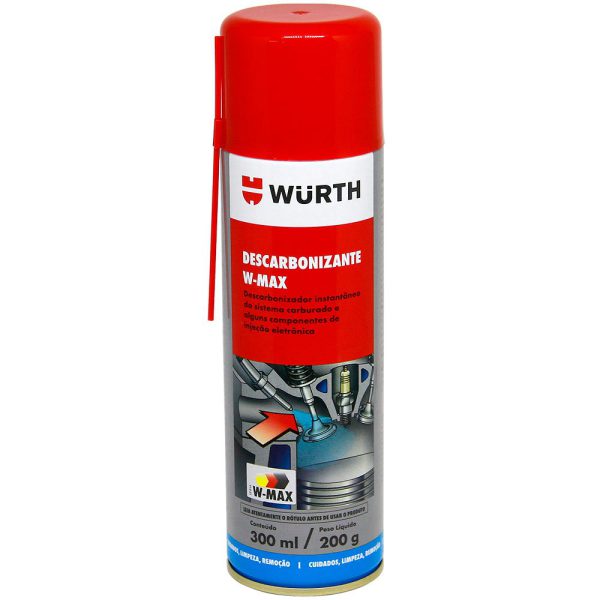 Descarbonizante em Spray W-MAX 300ml/200g WURTH-0893100311