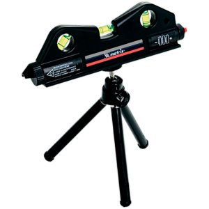 Nível a Laser Magnético 3 Bolhas com Tripé MTX-350209