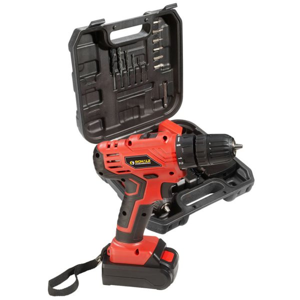Parafusadeira/Furadeira a Bateria 16V Lí-Ion com Carregador Bivolt Maleta e Acessórios SCHULZ-92906940