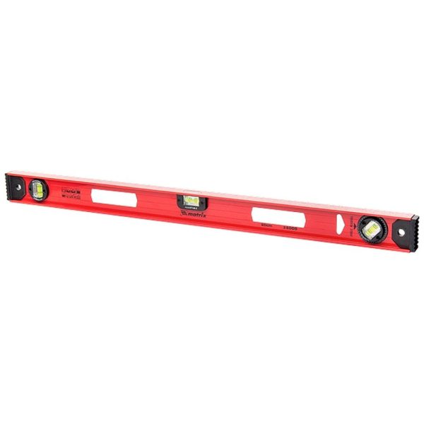 Nível de Alumínio Reforçado Vermelho 32 Pol. 800mm 2 Bolhas 1 Rotativa MTX-340089