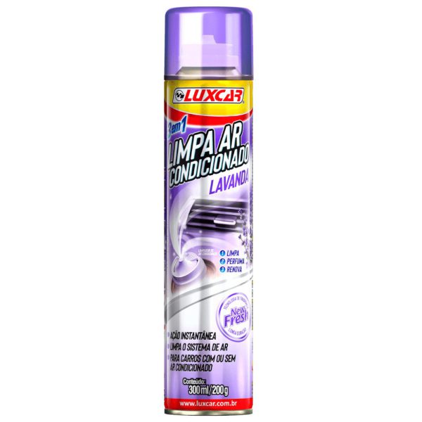 Limpa Ar Condicionado Lavanda 300ml/ 200g LUXCAR-2590