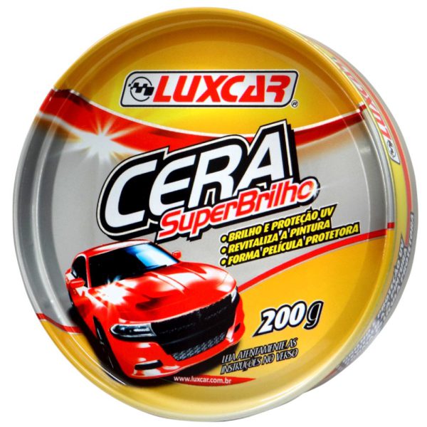 Cera em Pasta Super Brilho 200g LUXCAR-4267