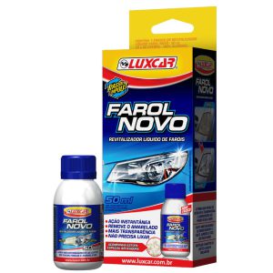 Revitalizador Líquido Farol Novo 50ml LUXCAR-4800