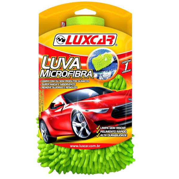 Luva de Microfibra para Uso Geral LUXCAR-2420