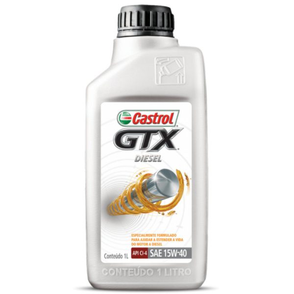 Óleo Lubrificante GTX Diesel 15W40 1 Litro CASTROL-3394863