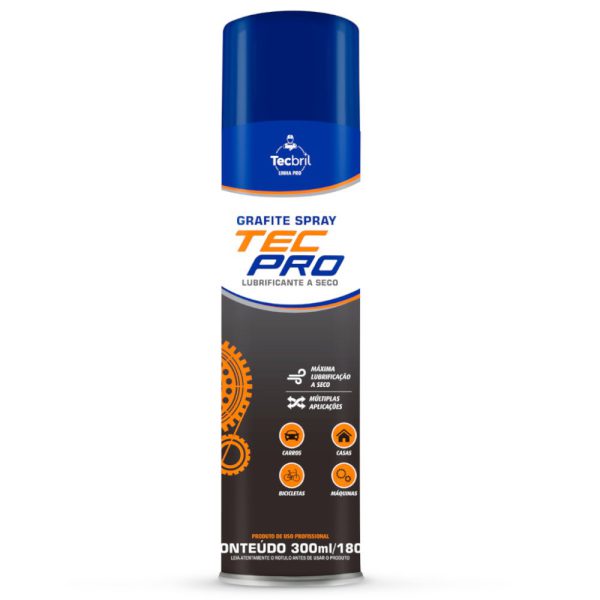 Grafite em Spray 300ml/180g TECBRIL-5920199