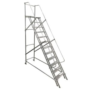 Escada Plataforma Trepadeira 11 Degraus 3,0m ESCALEVE-TRE-300-2R