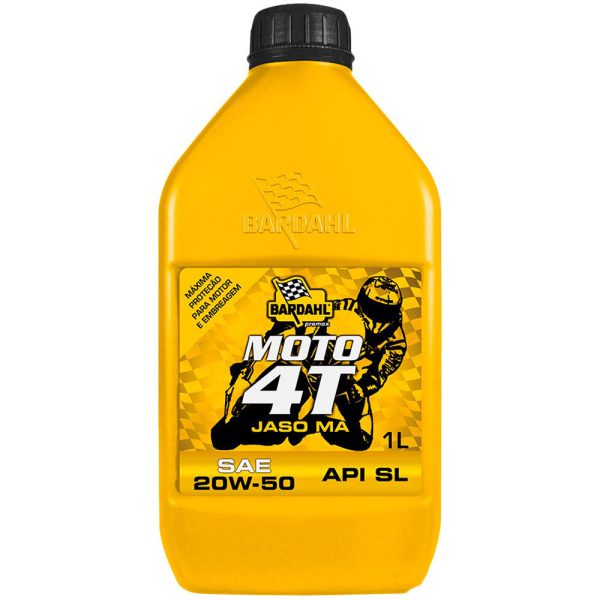 Óleo Lubrificante para Motor Moto 4T 20W-50 1 Litro BARDAHL-123883