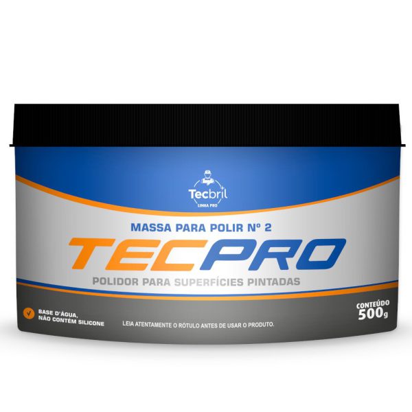 Massa para Polir N° 2 Tecpro 500g TECBRIL-592.0023