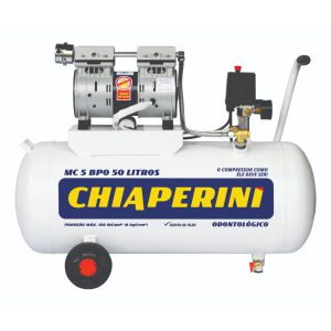 Motocompressor Odontológico Isento de Óleo 1HP 5 Pés 50L 110V CHIAPERINI-5-BPO-RCH