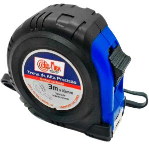 Trena Emborrachada com Fita de Aço 3m x 16mm DISFLEX-33004