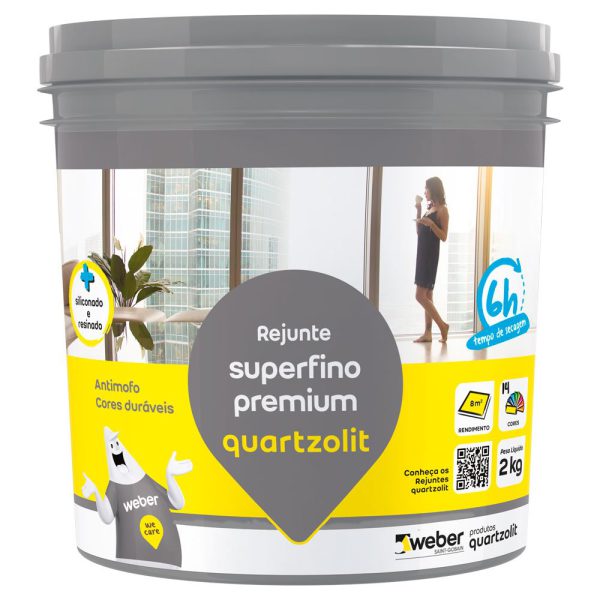 Rejunte Super Fino Corda 2kg QUARTZOLIT-0110000550002PT
