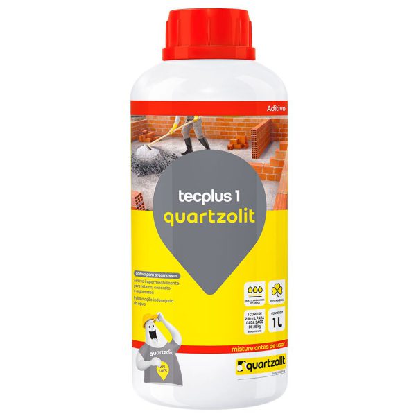 Aditivo Impermeabilizante Tecplus 1 Litro QUARTZOLIT-332171434052