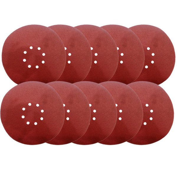 Disco de Lixa 225mm Grão 240 Óxido de Alumínio com 10 Unidades WBR-873675