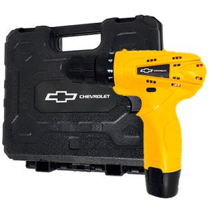Parafusadeira a Bateria 12V 1,3Ah Lítio com Carregador Bivolt e Maleta CHEVROLET-GM3401