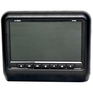 Tela Encosto de Cabeça Acoplável 9 Pol. com Leitor DVD USB SD e Função Game Preto H-TECH-EA950