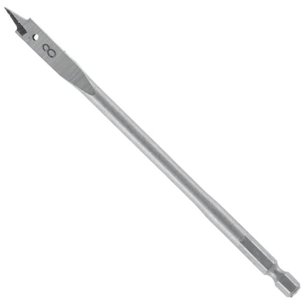 Broca Chata para Madeira 8mm x 6 Pol. MTX-704019