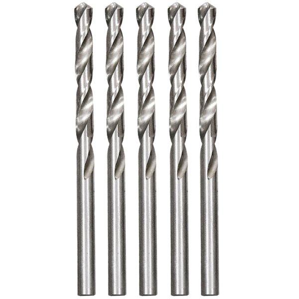 Broca de Aço Rápido Polido HSS para Metal 12mm com 5 Unidades MTX-720209
