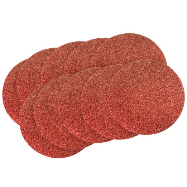 Disco de Lixa 125mm Grão 60 com Velcro 10 Unidades MTX-738409