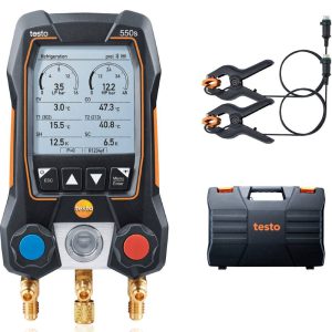 Kit Básico Manifold Digital Inteligente 550s com Bluetooth TESTO-0564 5501