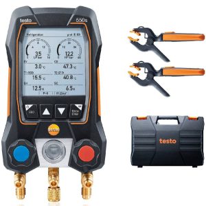 Kit Manifold Digital 550S sem Fio com Sistema de Refrigeração e Bluetooth TESTO-0564 5502