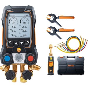 Kit Smart Vacuo Manifold Digital 557s com 4 Mangueiras TESTO-0564 5572