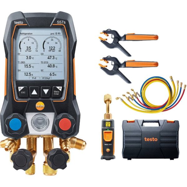 Kit Smart Vacuo Manifold Digital 557s com 4 Mangueiras TESTO-0564 5572