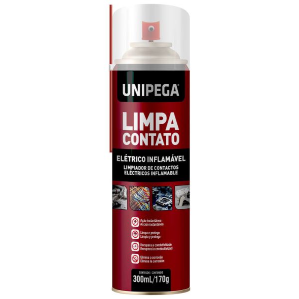 Spray Limpa Contato Inflamável 300ml UNIPEGA-05340012