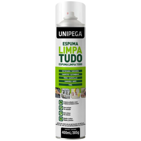 Aerossol Espuma Limpa Tudo 400ml UNIPEGA-05340104