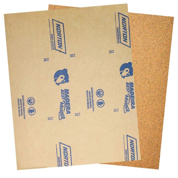 Lixa Massa Madeira Grão 220 225x275mm com 50 Unidades NORTON-5539503053