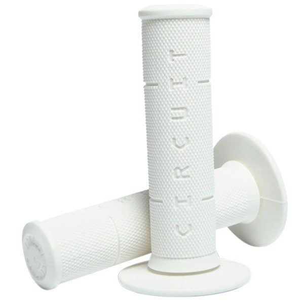 Manopla Circuit IV Branco para Motos CIRCUIT EQUIPMENT-MA005-002