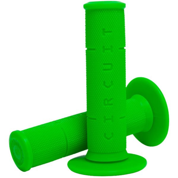 Manopla Circuit IV Verde Flúor para Motos CIRCUIT EQUIPMENT-MA005-030